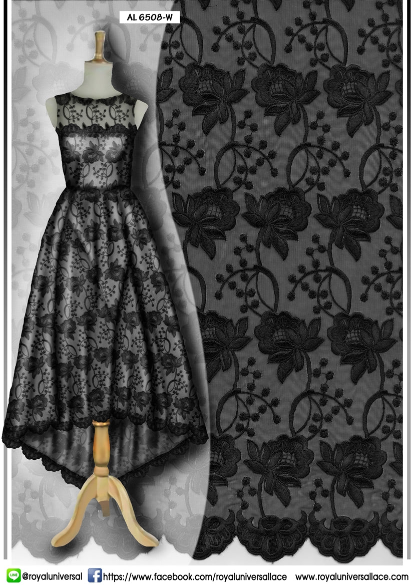 Fancy Tulle Embroidery